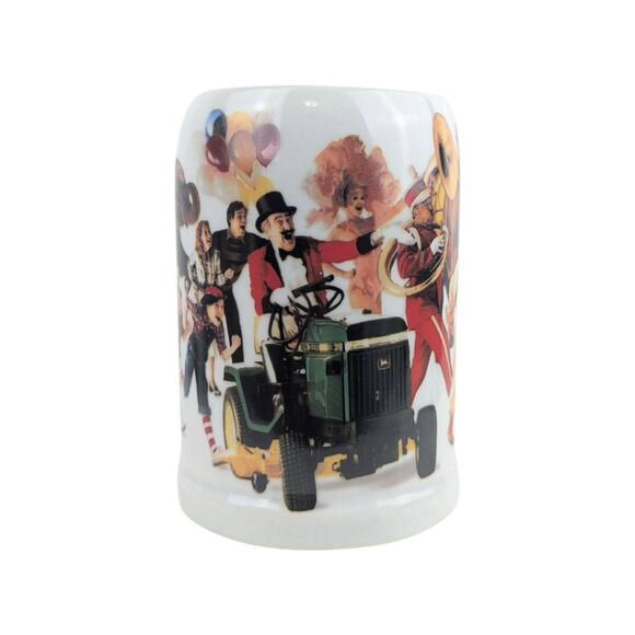 Vintage 1983 John Deere Circus Mug: Collectible Tractor Advertising Coffee Cup - Picture 2 of 6